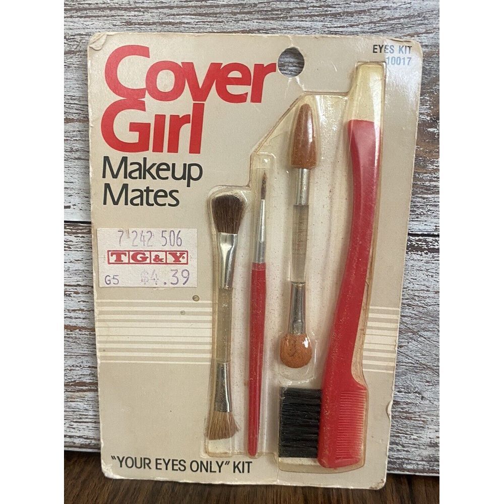 Vintage Cover Girl Makeup Mates Your Eyes Only‎ Kit 10017 Brow Brush BRAND NEW!